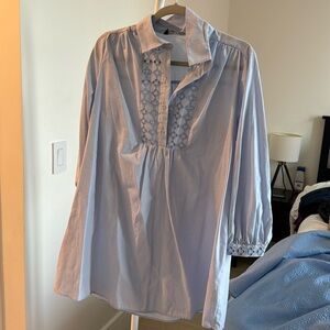 Light blue Zara blouse